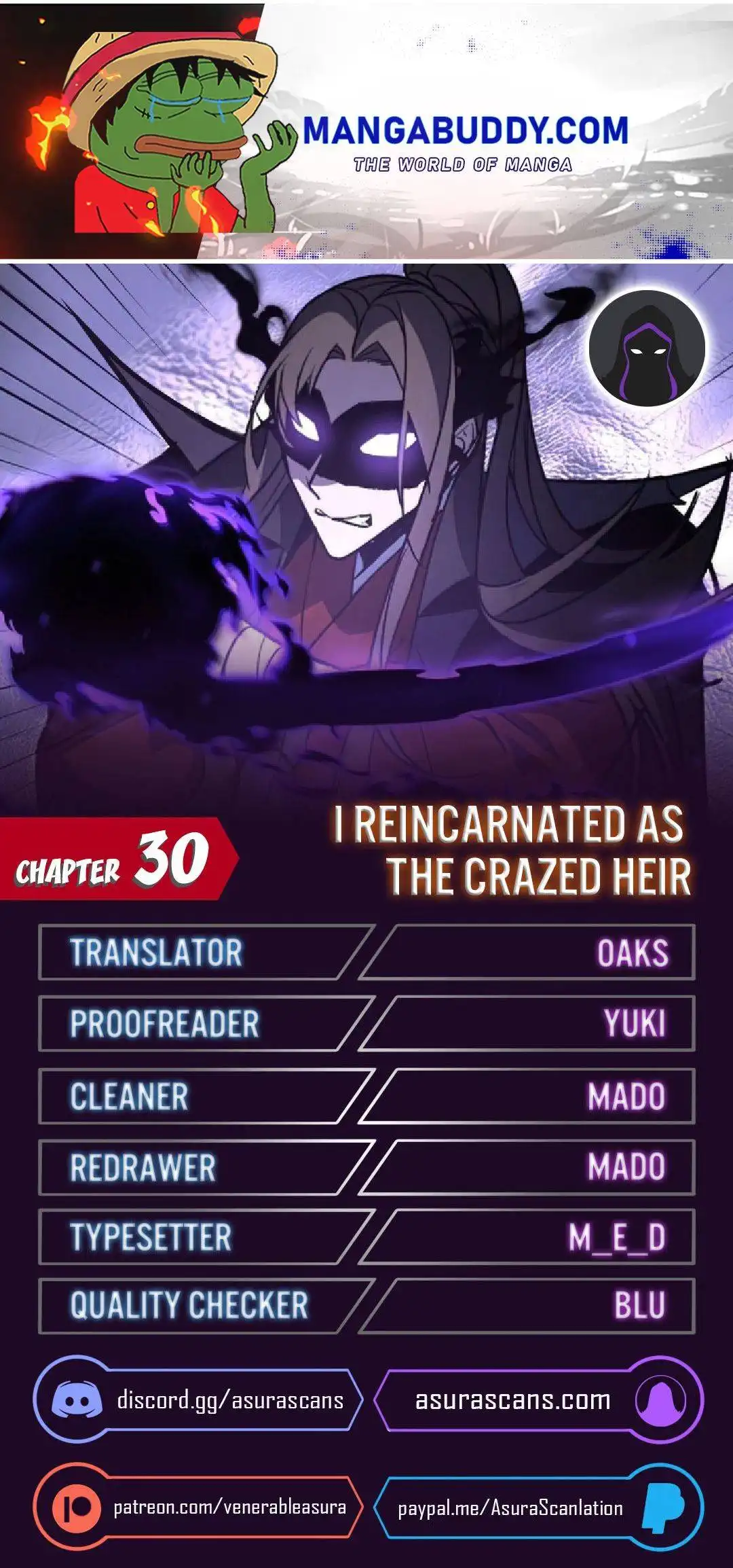 I Reincarnated As The Crazed Heir Chapter 30 1